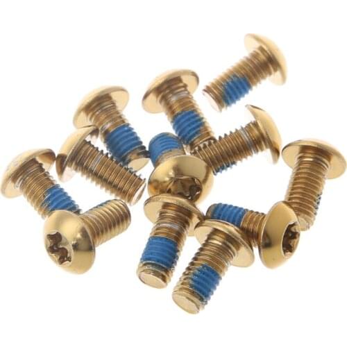 12Pcs Bicycle Brake Disc Screws Alloy Steel Bolt Rotor Cycling For Mountain Bike N0PC