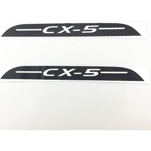 1 pcs Car styling carbon fiber car Sticker on brake light Case for Mazda Cx-5 CX 5 CX5 additional sticker on brake light