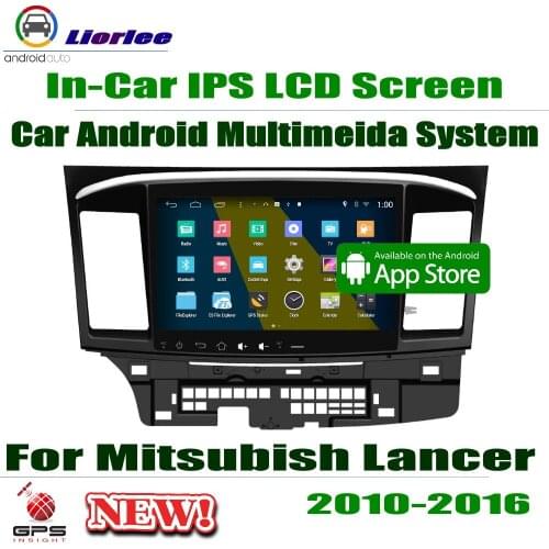 10.1" HD 1080P IPS LCD Screen Android 8 Core For Mitsubish Lancer EX 2010-2016 Car Radio BT 3G/4G WIFI GPS Navi Multimedia