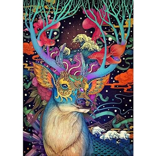 Diamond Painting 5D DIY Full Diamond Deer Full Diamond Rhinestone Paint With Diamonds For Home Wall Decoration Digital Kit