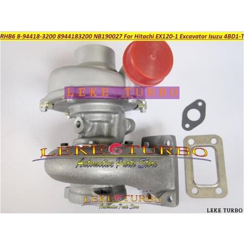 Free Ship RHB6 894418-3200 8944183200 8944163510 Turbo Turbocharger For HITACHI EX120 EX150 JCB JS130 Offway For ISUZU 4BD1-T