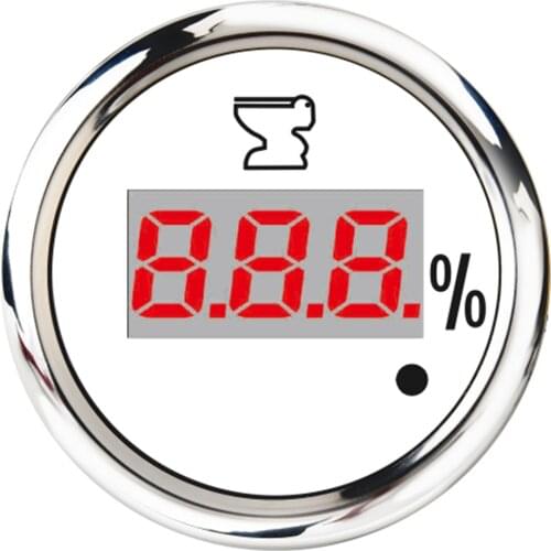 Sewage Level Gauge 52MM 0-190Ohm 240-33Ohm RV Holding Tank Sewage Level Sender Gauge 2Inch Digital Waste Sewage Level Gauge