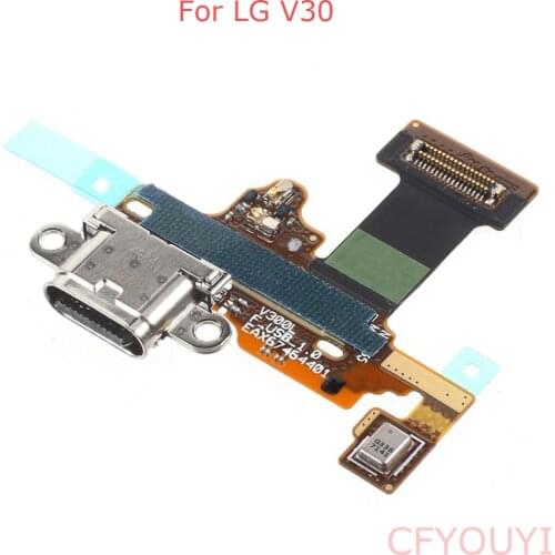 For LG V30 USB Charger Dock Charging Port Dock Connector Flex Cable Replace Part