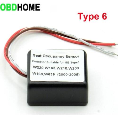 New Seat Occupancy Occupation Sensor SRS Emulator for MB Type 6 Support W220, W163, W210, W203, W168, W639 IMMO for Benz Type6