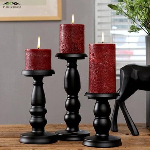 European Candle Holder Iron Candlestick Geometric Table Candle Holders Ornament for Wedding Dinner Decoration Candelabra GZT036