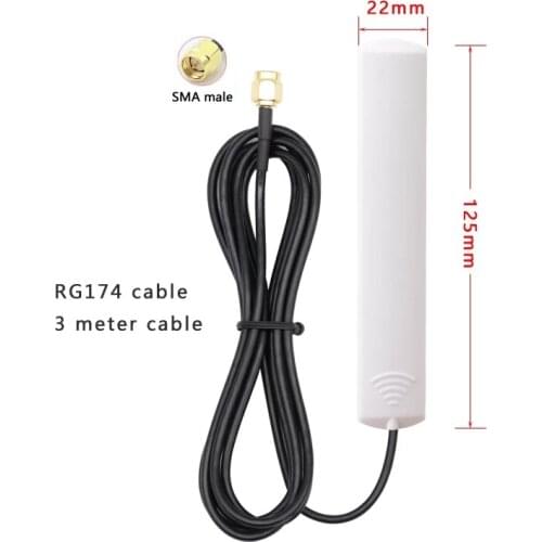 GSM 2G 3G 4G 5G Antennas 600~6000Mhz full band wifi 5ghz indoor patch Antena with 3M stick WiFi dual-band 433 wireless antenne
