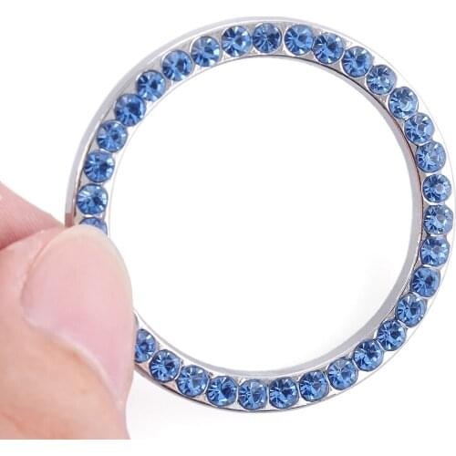 Car Start Switch Button Decorative Diamond Ring For Mercedes Benz W203 W210 W211 W204 A C E S CLS CLK CLA GLK ML SLK Any Cars