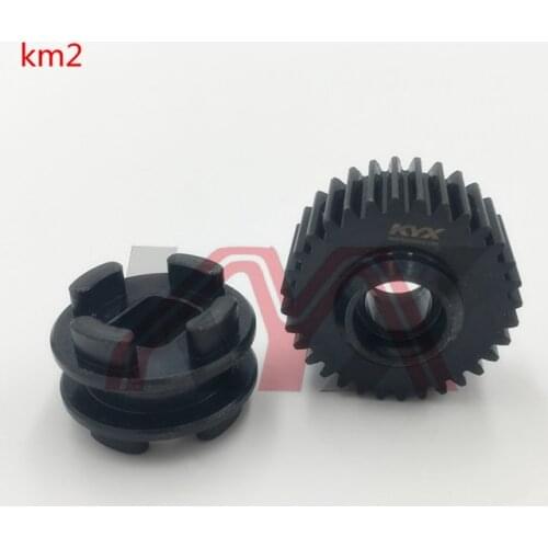 KYX Racing Hardened Steel Gear Set 2pcs for 1/8 RC Crawler Car Traction KM2 Two Speed Gearbox