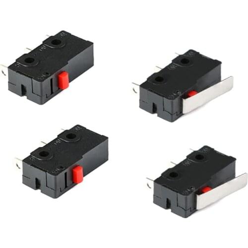 20pcs/lot Mini Micro Limit Switch 20*6.4*11MM 1A 125V AC Mouse Switch 3Pins C-NO-NC Micro Switch Snap Action Push Microswitches