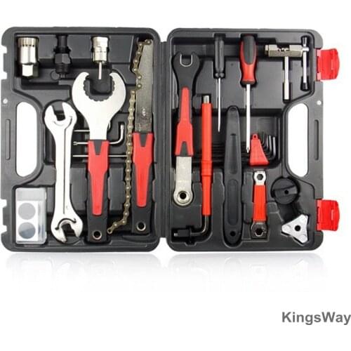 Flywheel Central Axis Disassembly Toolbox Bicycle Tool Set Multi-Function Complete Sets Bicycle Repair Tool Accessories
