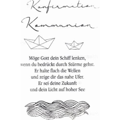 German Clear Stamp Or stamp for DIY Scrapbooking/Card Making/Kids Fun Decoration Supplies A348