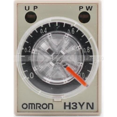 Omron genuine time timing relay H3YN-2 H3YN-4 DC24V AC220V AC24 H3YN-2 AC24 H3YN-2 DC24 H3YN-2 AC220 H3YN-4 AC24 H3YN-4 DC24 H