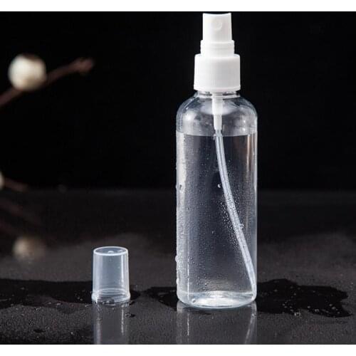 Portable 30/50/100ml Mini Refillable Spray Bottle Transparent Empty Cosmetic Makeup Containers Alcohol Liquid Bottle Wholesale