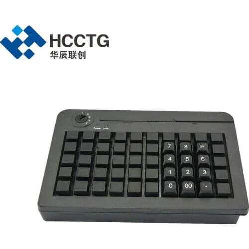 USB/PS/2 50keys Mini Programmable POS Keyboard with Msr Card Reader (KB50M)