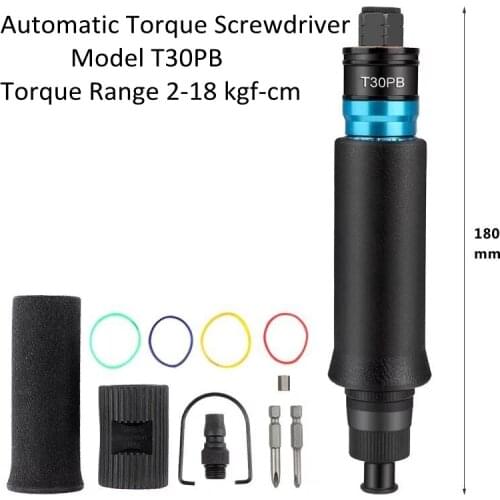 T30PB Straight Air Screwdriver Light Weight Pneumatic Screw Driving Adjustable Screwdriver Tools