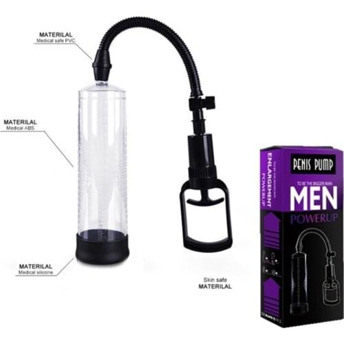 Comfortable Men Male Enlargement Enhancer Pumps Vacuum Pump Extender Enlarger Pumps Body Massage Suction Cup Massager