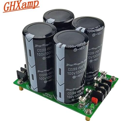 GHXAMP Rectifier Filter Board Positive Negative Filter Dual AC 50V Rectifier Filter Power Supply Board 10000uF/100V 1pc