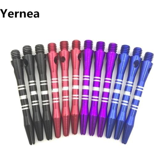 Yernea 3Pcs High-quality Colour Darts Shafts Aluminium Alloy Material Thread diameter 4.5mm Shaft Dart Accessories Wholesale