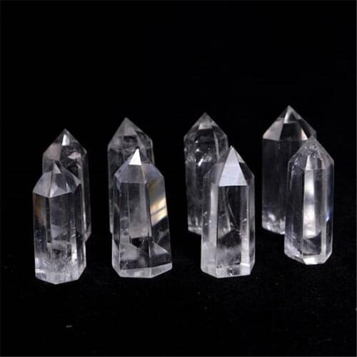 1 pcs nice gift 100% Natural clear quartz crystal generator skeletal crystal tower point healing as gemstone collection