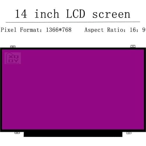 14" Slim LED matrix For Lenovo THINKPAD S3-S431 S3-S440 E455 E460 E465 L460 T460 laptop lcd screen panel 1366*768 30 pins EDP