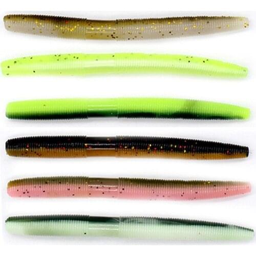 2020 Fishing Soft Lure Senko Worm Artificial Bait Silicone Plastic SwimBait Neko Rig Wacky Crankbait Trick Worms Ned Rig