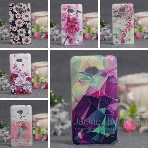 3D Relief Soft TPU Silicone Case For Coque Microsoft Nokia Lumia 640 Case Cover For Funda Microsoft Nokia Lumia 640 Cases Capa