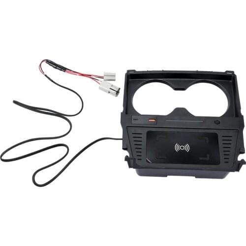 QI Car Wireless Charger for Mazda 3 Axela Fast Charge Phone Holder Charging Plate Interior Modification 2019-2021