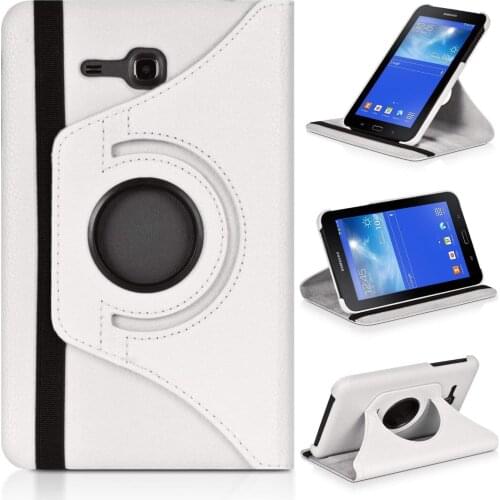Funda Capa For Galaxy Tab E 7.0 Lite SM-T113 360 Degree Rotation Holder Case for Samsung Tab3 Lite 7" T110 T111 T116 Cover Glass