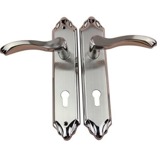 Stainless Steel Handle Door Locks Center Hole 85 Wooden Doors Indoor Bedroom Furniture Cabinet Hardware