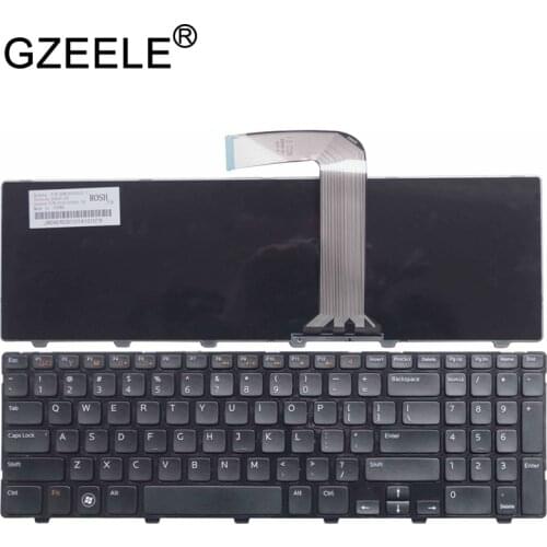 GZEELE New laptop Keyboard for Dell for Inspiron 15R N5110 M5110 N 5110 US Black English laptop keyboard replace Hot selling