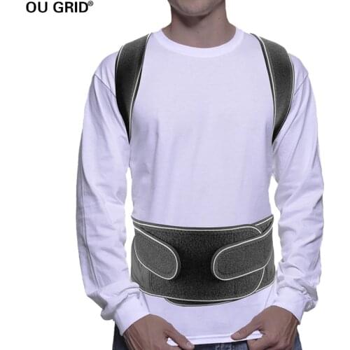 Back Posture Corrector for Men Women Under Clothes Flipcase Adjustable Magnetic Back Straightener Comfortable Back Brace for Bac