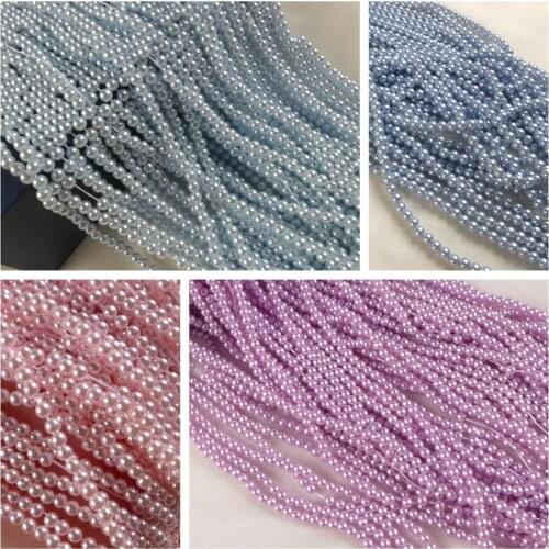 La Belleza colors pearls dress brides accessories 4mm-8mm diameter 100g/lot good quality pearls