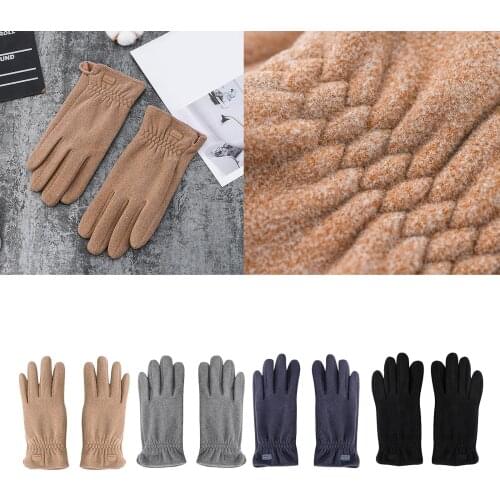 Mens Winter Thermal Gloves Touch Screen Gloves Windproof Warm for Driving