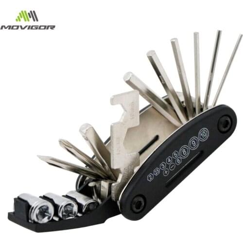 2 Color 16 in 1 Bike Tools Multifunction Bicycle Repair Tool set Hex Wrench+Screwdriver+Nut Tools Kits Mini MTB Bike Repair Tool