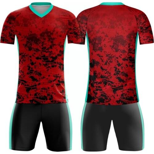 Original Jerseys Soccer Sets Wear Design Customized Youth Soccer Uniforms Sublimation Team Club Tracksuit Football Jerseys Comp