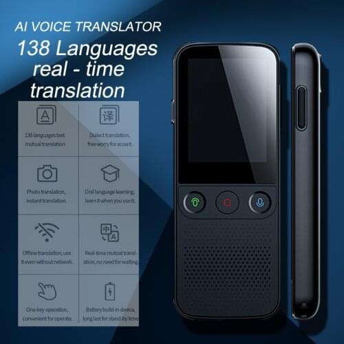 Newest T10 Pro 138 language translator intelligent translator offline Photo translator for learning travel business translator