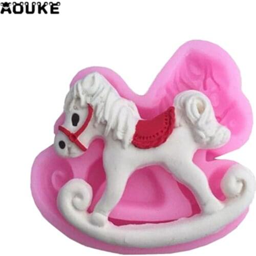 Cake Decoration DIY Tools Trojan Shake Car Baby series 3D Chocolate Liquid Silicone Molds Pastry Mould Jello Pudding