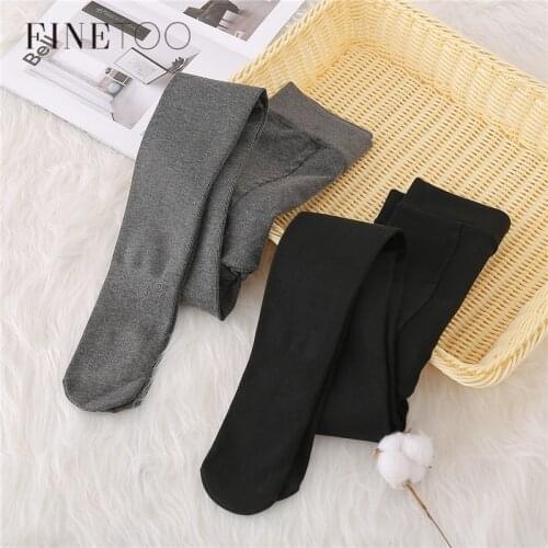 FINETOO Autumn Plus Velvet Leggings Winter Women Leggings Solid Casual Slim Pant Trousers High Waist Ladies Ankle Length Legging