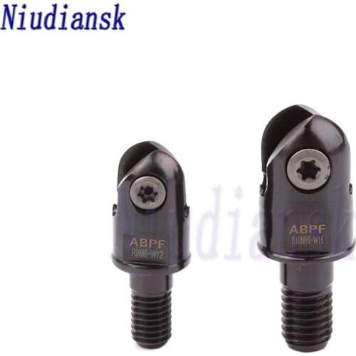 1pc ABPF-R5M5-W08 ABPF-R8M8-W12 ABPF-R15M16-W22 Anti-vibration Milling Turning Tool Head ABPF,ZDFG Carbide Insert CNC Lathe Tool