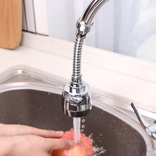 1pc Household Water Faucet Filter Extender Rotating Anti-splash Water Tap Booster Shower XH8Z AP23