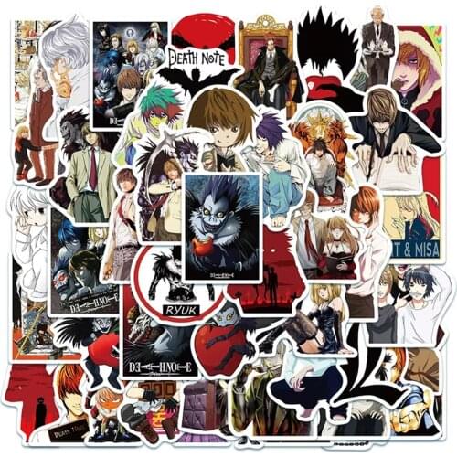 10/30/50 PCS anime death note cartoon graffiti childrens toy laptop mobile phone computer luggage decoration sticker gift