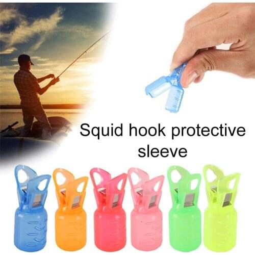 10pcs Squid Jig Cover Shrimp Umbrella Hooks Protective Case Storage Cover Fishing Accessories Safety Caps Umbrella Hooks Tool