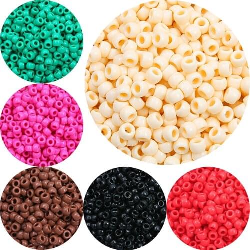 100pcs Mix Color Plastic Acrylic Round Charm Loose Spacer Beads For DIY Jewelry Making Bracelet Necklace Accessories Woman Gift