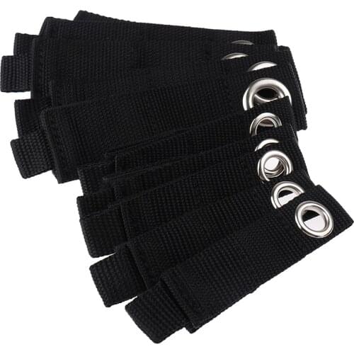 5/10Pcs Nylon Heavy Duty Extension Cord Holder Organizer Hook Loop Storage Cable Strap