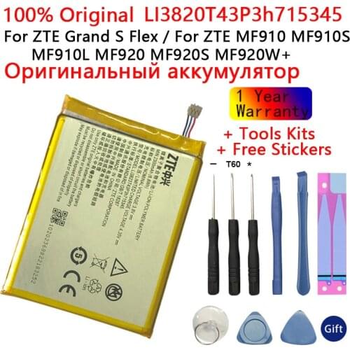 Original 2300mAh LI3820T43P3h715345 Battery For ZTE Grand S Flex / For ZTE MF910 MF910S MF910L MF920 MF920S MF920W+ Battery