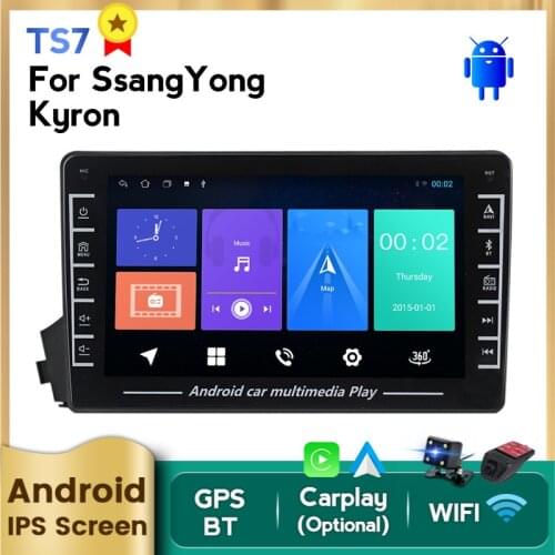 MEKEDE IPS Android Car Radio Multimedia Video Player Navigation for Ssang Yong Ssangyong Actyon Kyron 2 Din USB WIFI GPS FM