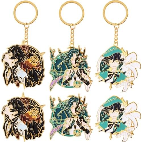 Anime Demon Slayer Keychain Acrylic Kimetsu no Yaiba Blade of Ghost Keychains Keychain Keyring Jewelry Accessories Fans Gifts