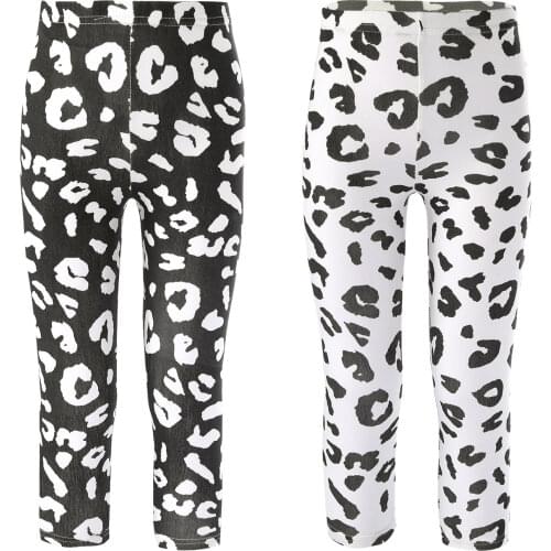 Baby Kids Skinny Slim Leggings Girl Pants Stretchy Spots Printed Trousers Children Leggings For Girls Clothes Casual Wear 2-10Y