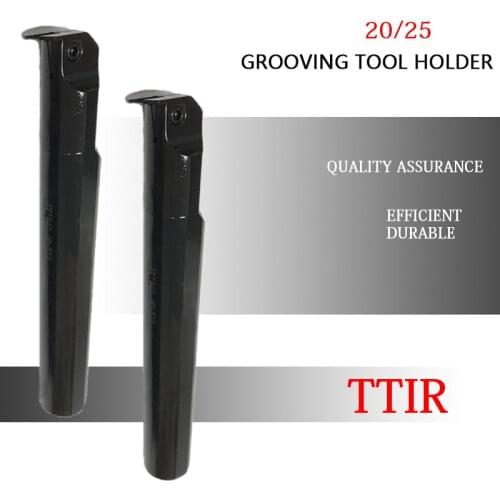 TTIR TTIR20-2 TTIR25-2 TTIR20-3 TTIR25-3 CNC Grooving Turning Tool Holder Carbide Inserts Internal Slotting Shank Tool Bar 1PCS