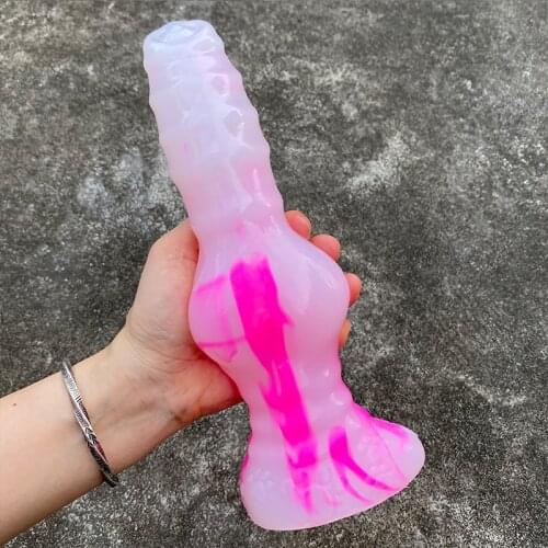 Fake Wolf Dildo Suction Cup Fake Dick Faloimetor For Women Anal Plug Dildo Sex Toys For Women Men Masturbators Soft Dog Sex Shop